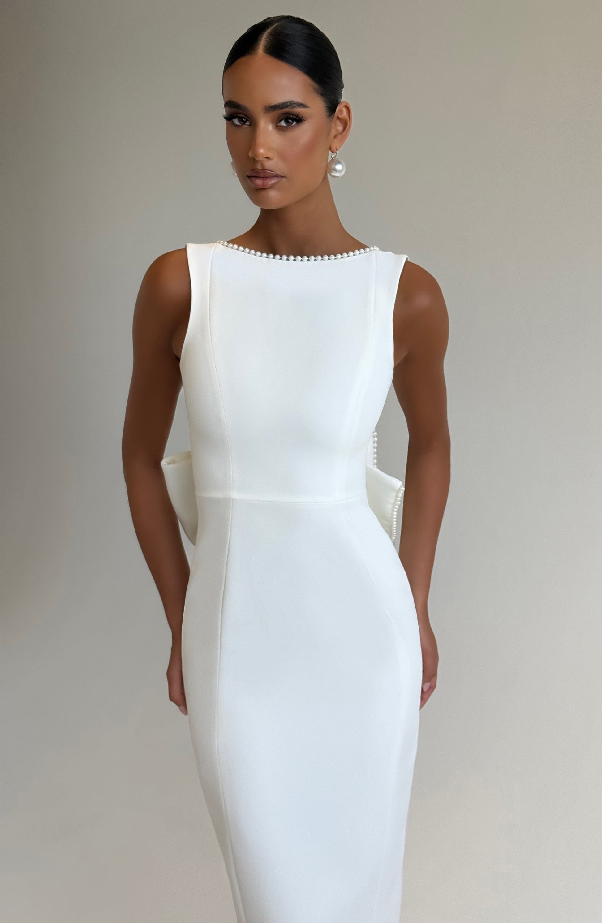 Lana Midaxi Dress Ivory