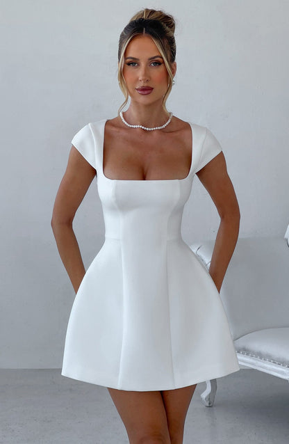 Lena Mini Dress Ivory