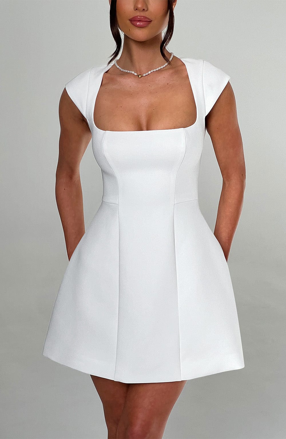 Lena Mini Dress Ivory