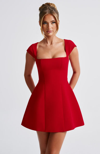 Lena Mini Dress Red
