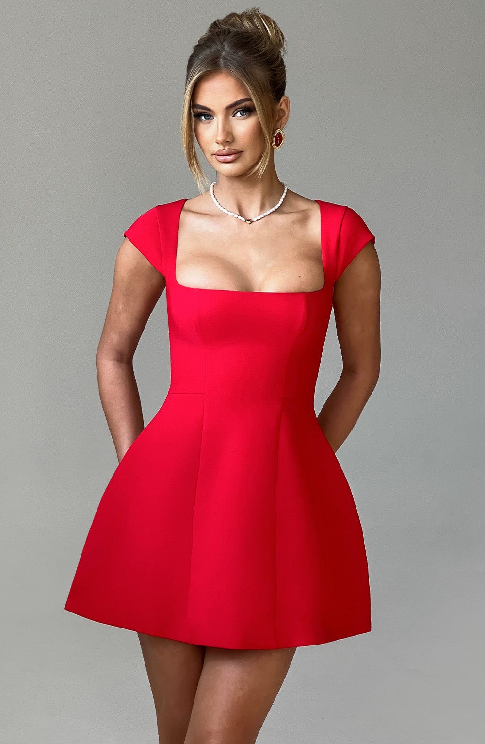 Lena Mini Dress Red