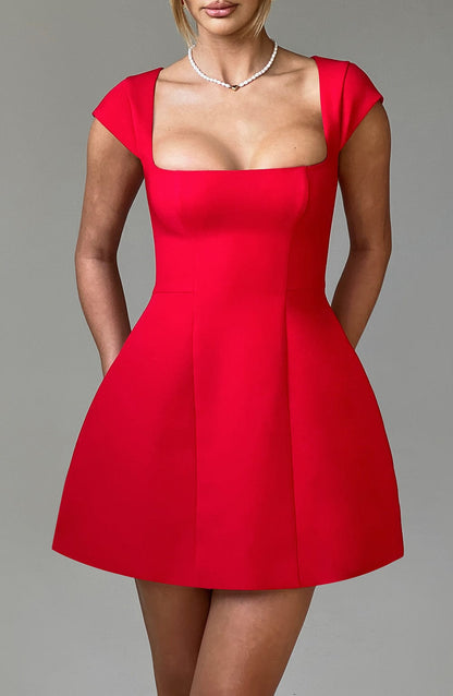 Lena Mini Dress Red