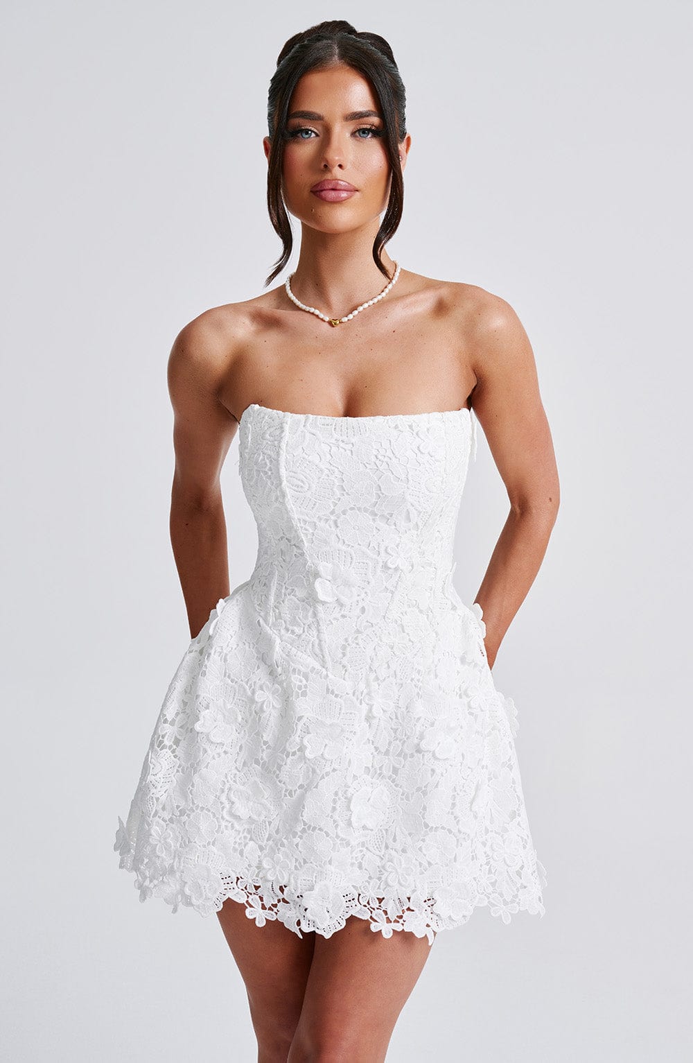 Leona Mini Dress Ivory