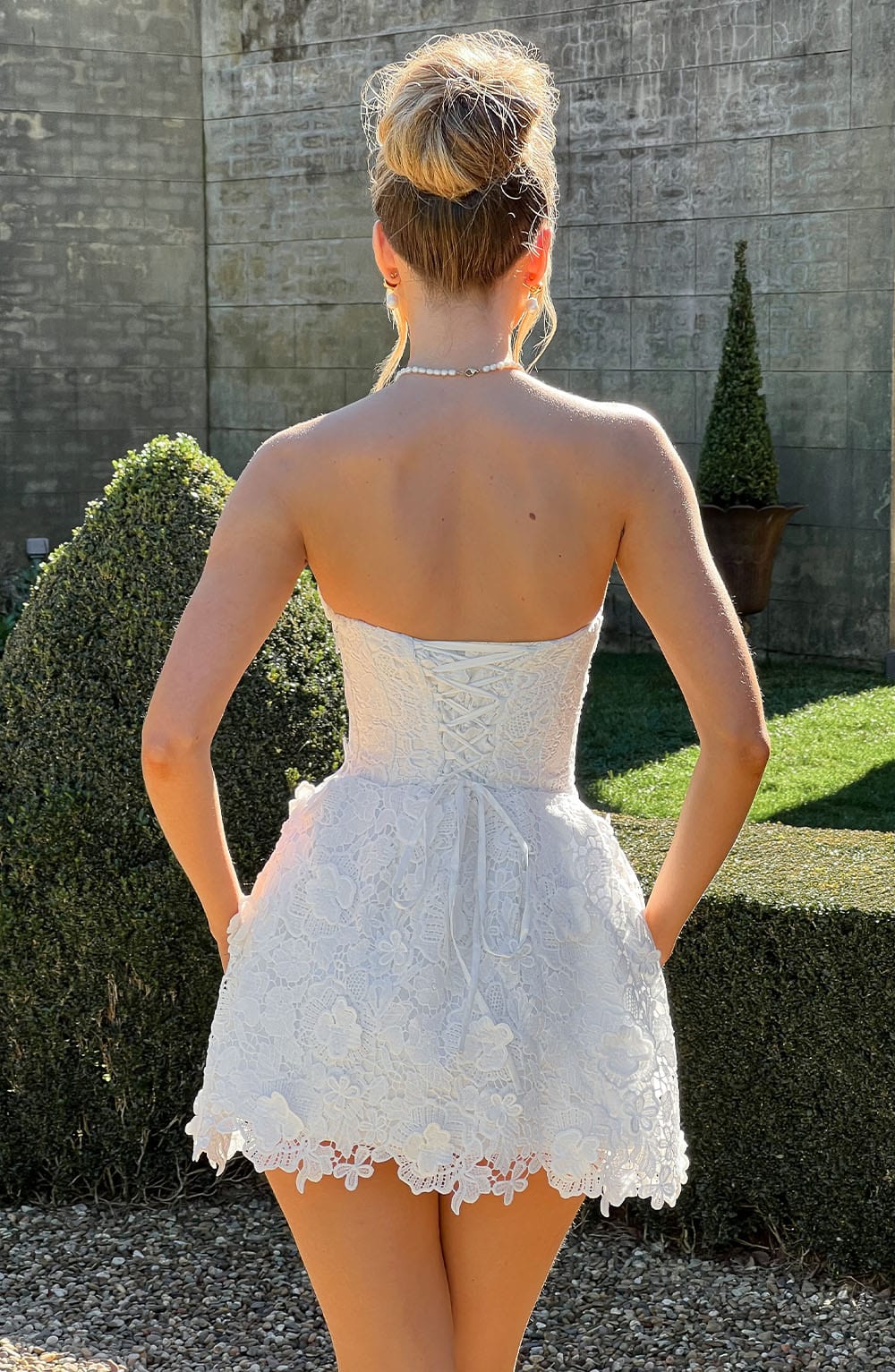 Leona Mini Dress Ivory