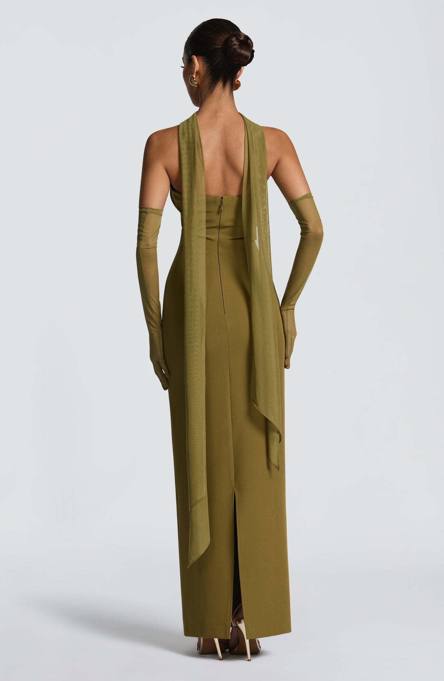 Lindsey Maxi Dress Deep Olive