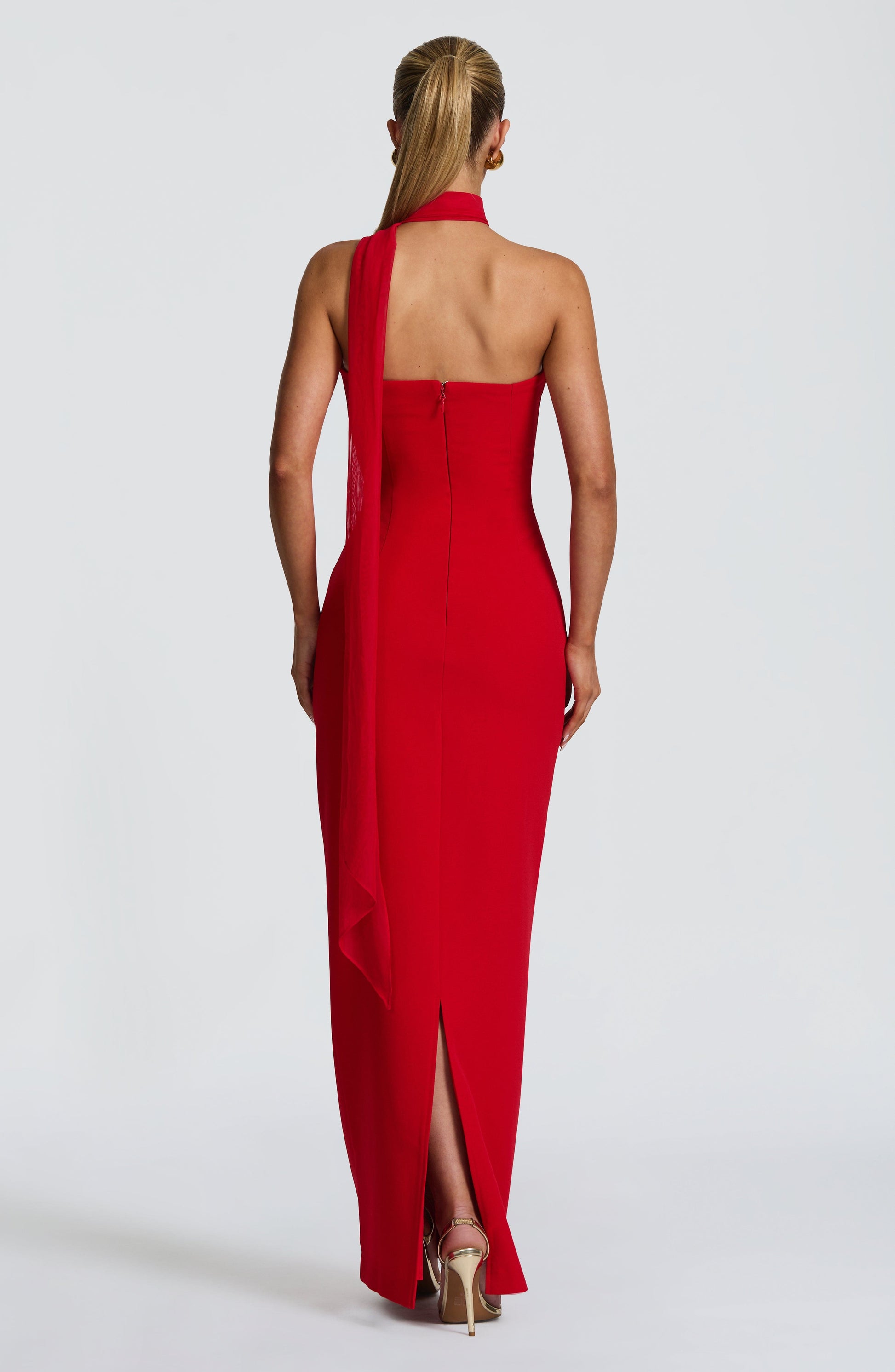Lindsey Maxi Dress Red