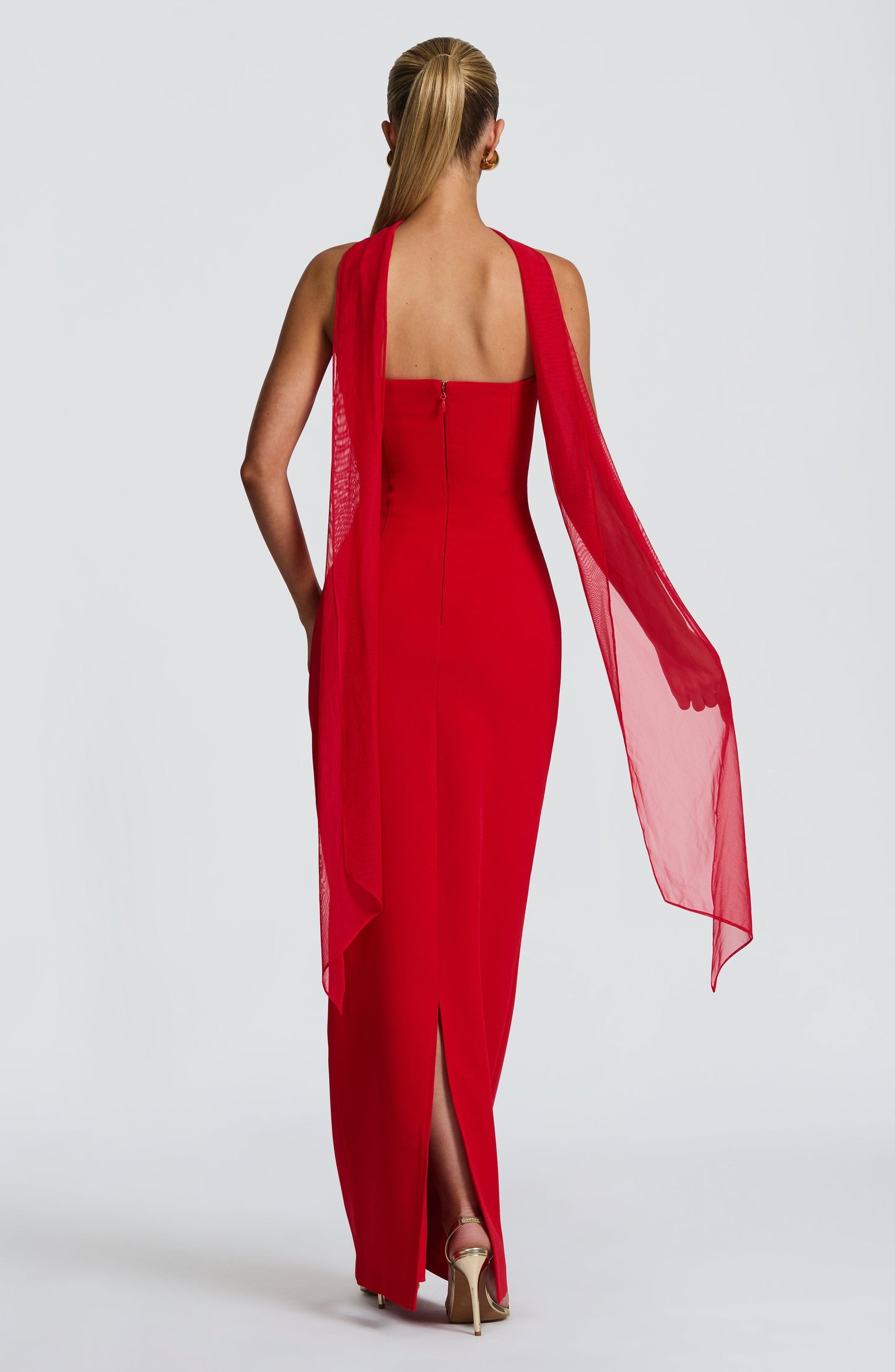 Lindsey Maxi Dress Red