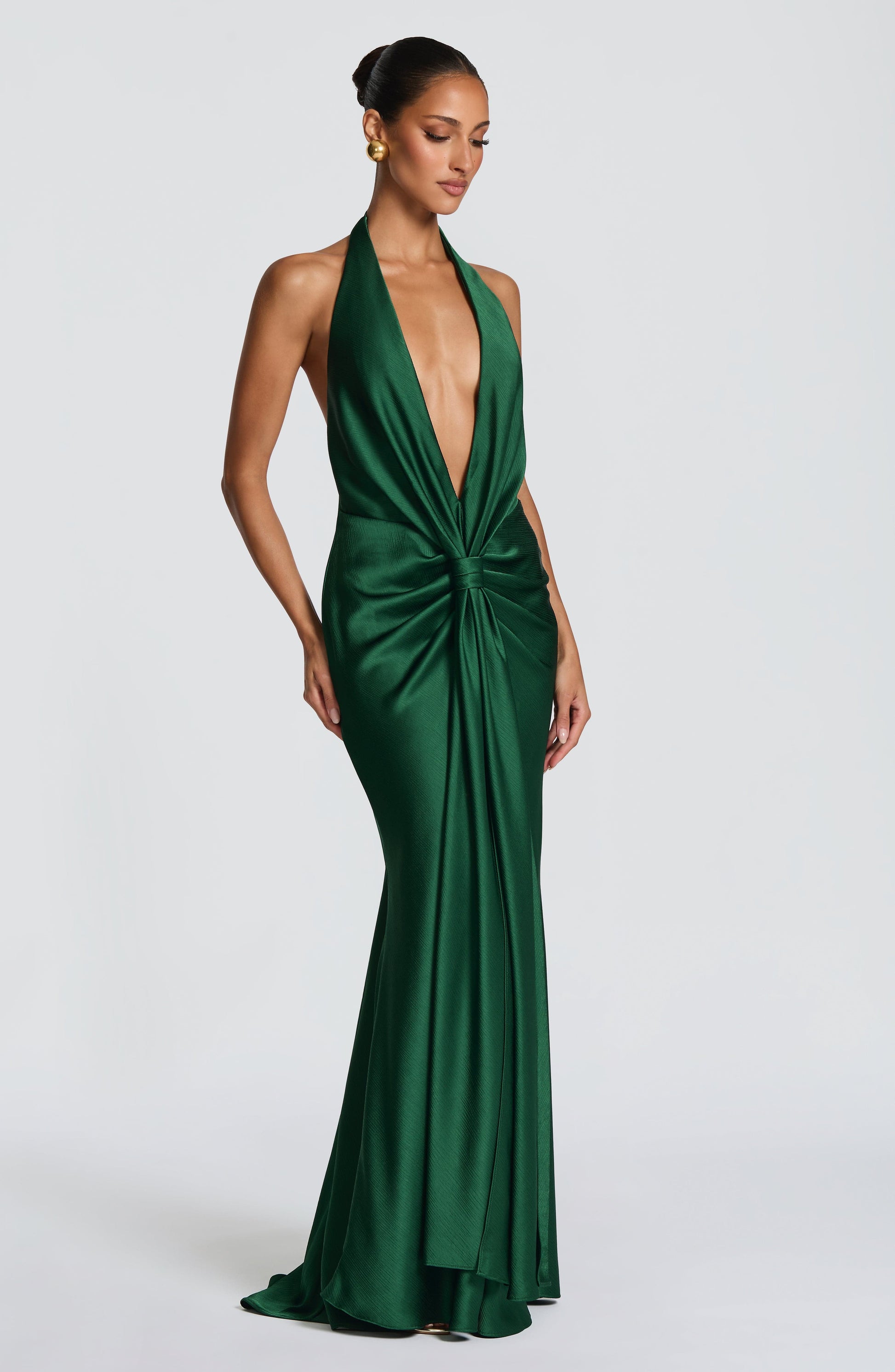 Linette Gown Emerald