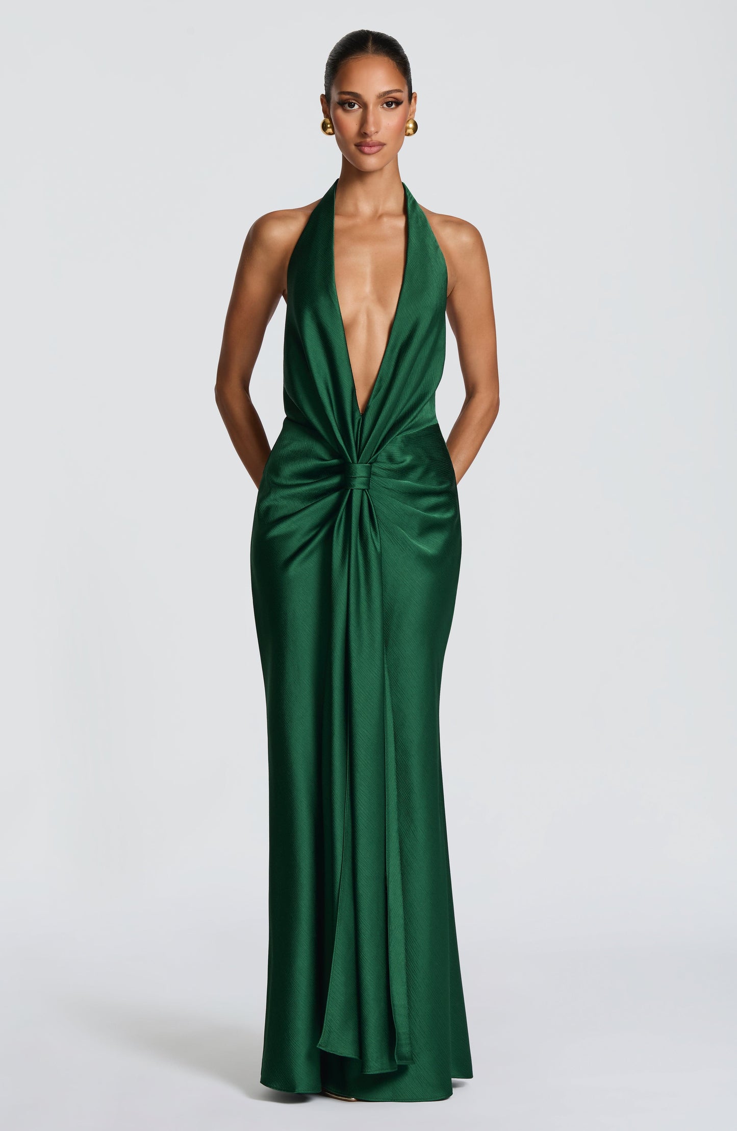 Linette Gown Emerald