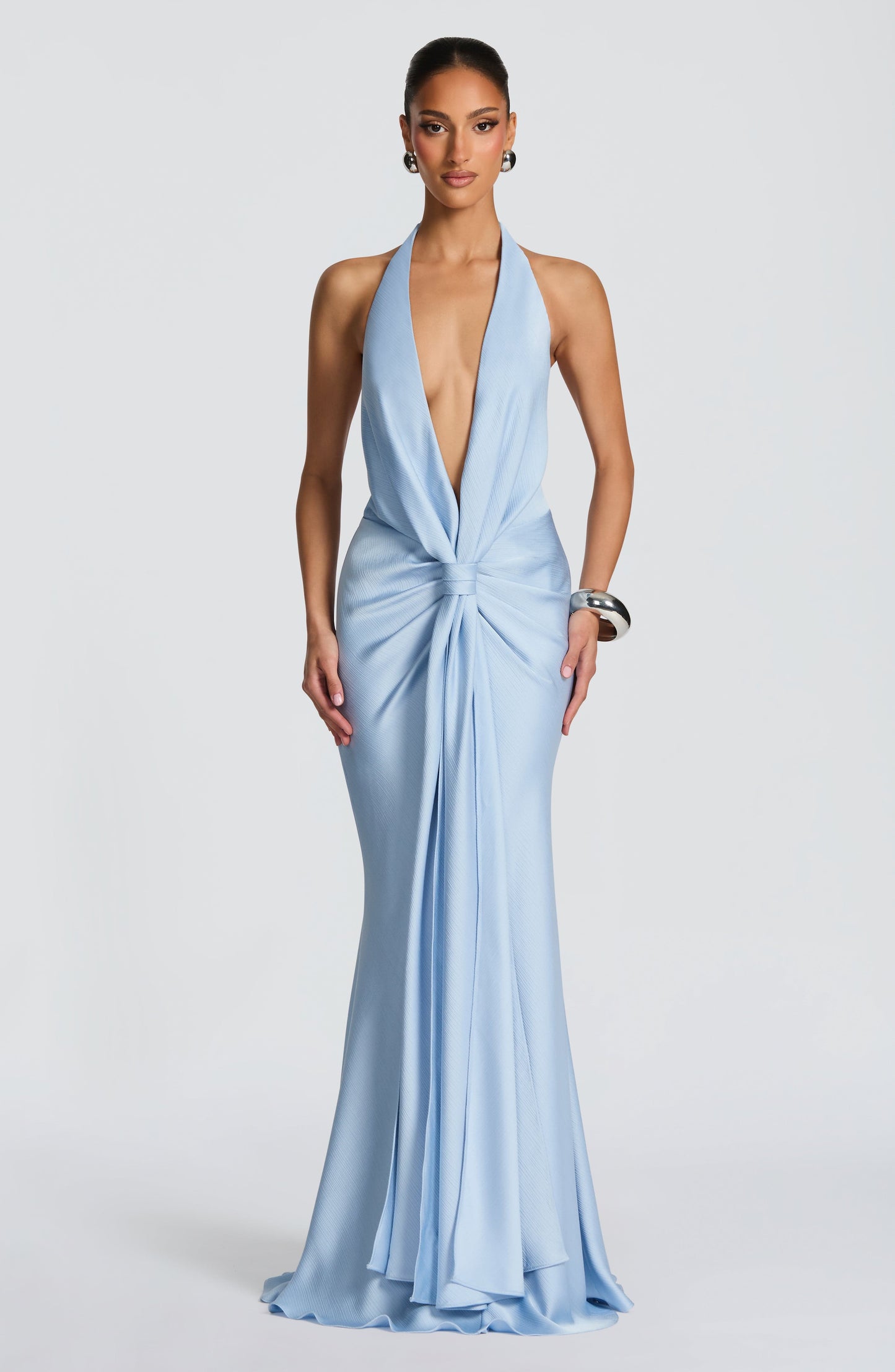 Linette Gown Glacier Blue