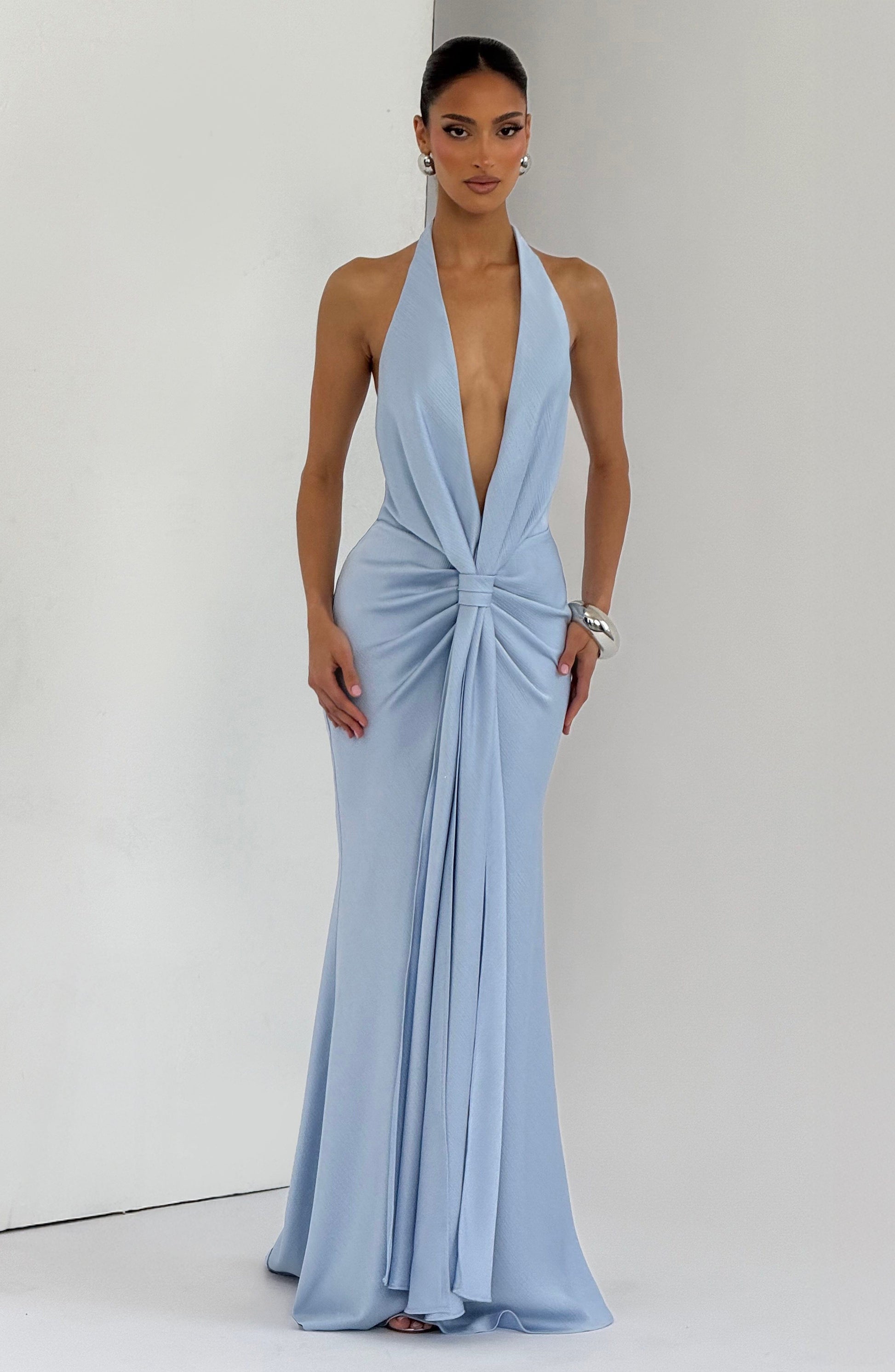 Linette Gown Glacier Blue