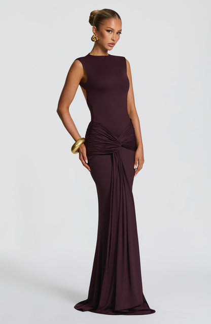 Lorenza Maxi Dress Plum