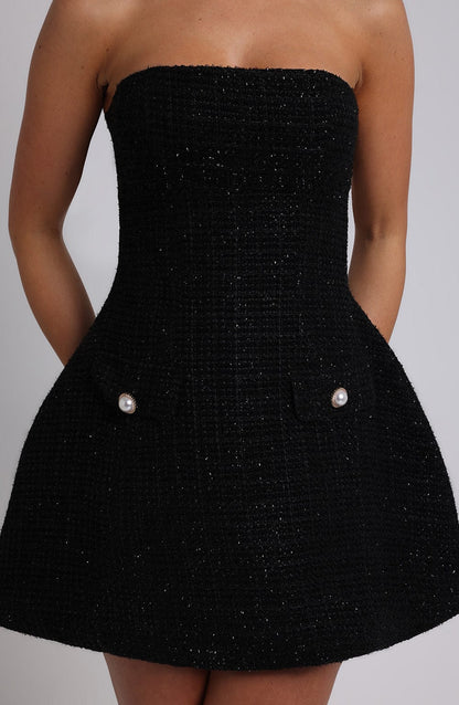 Lottie Mini Dress Black