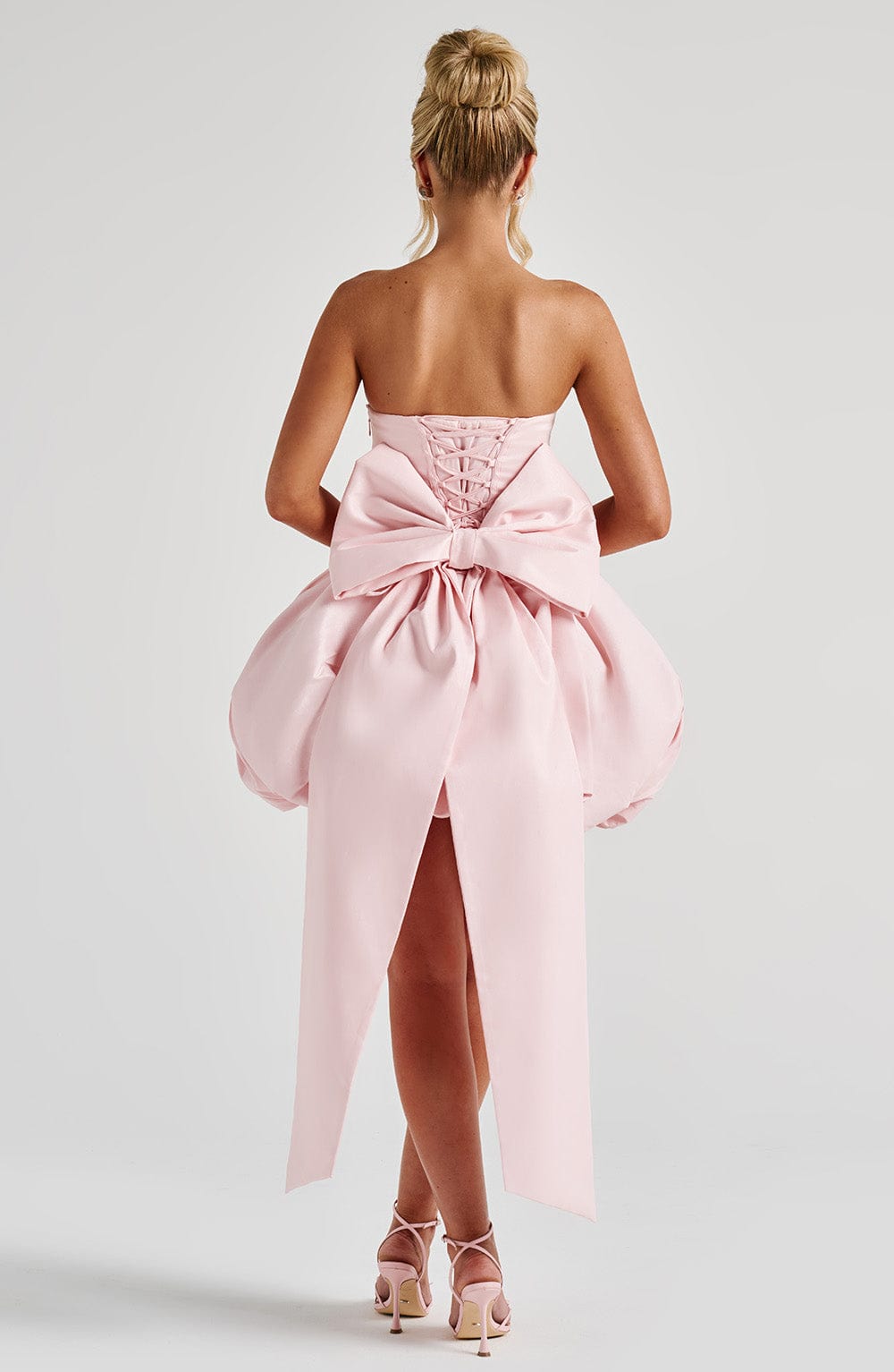 Lotus Mini Dress Blush