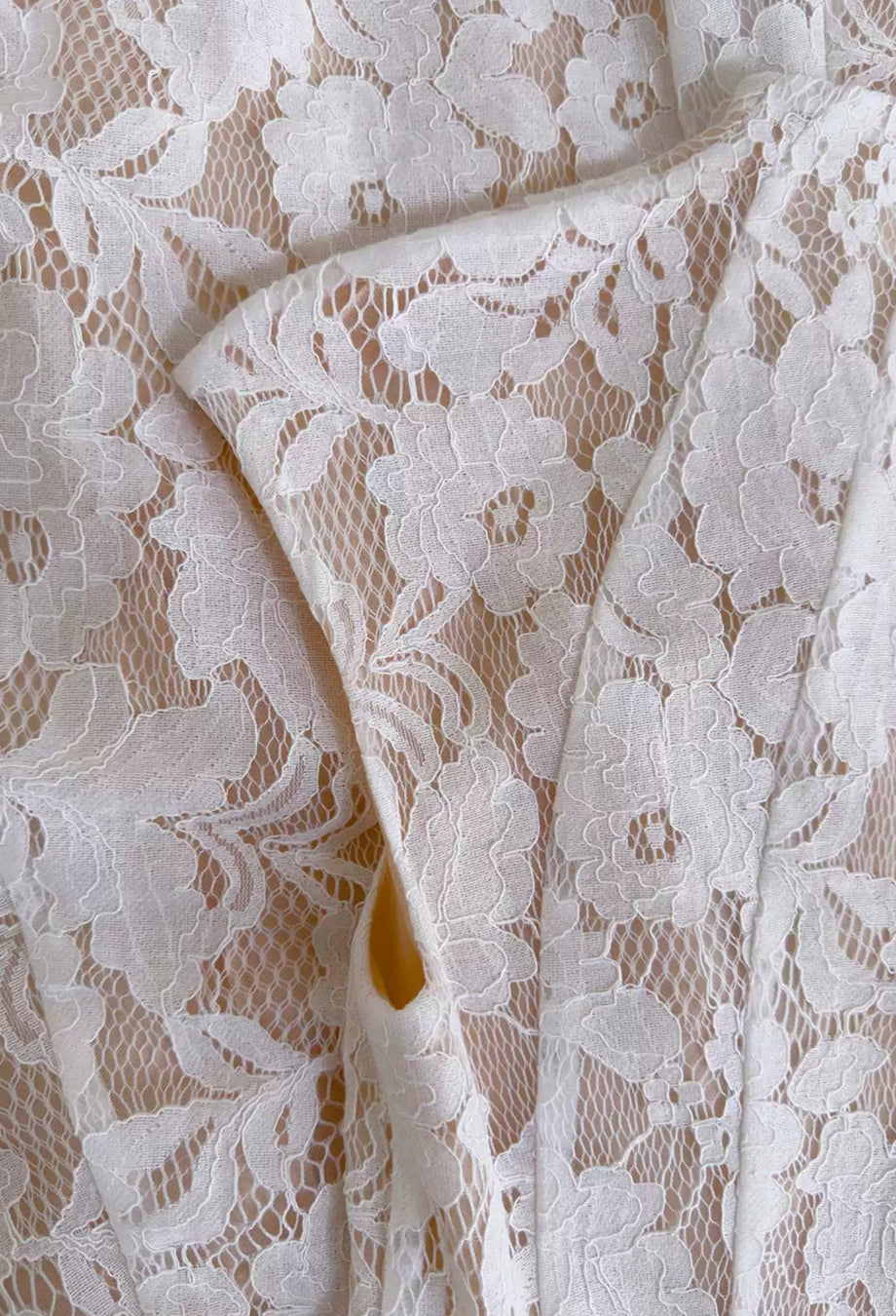 Louise White Lace Midi Dress