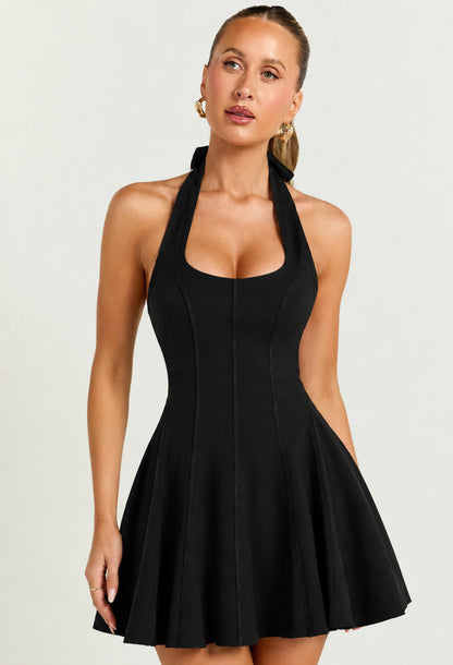 Loulette Black Mini Dress