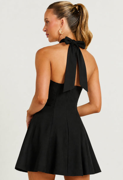 Loulette Black Mini Dress