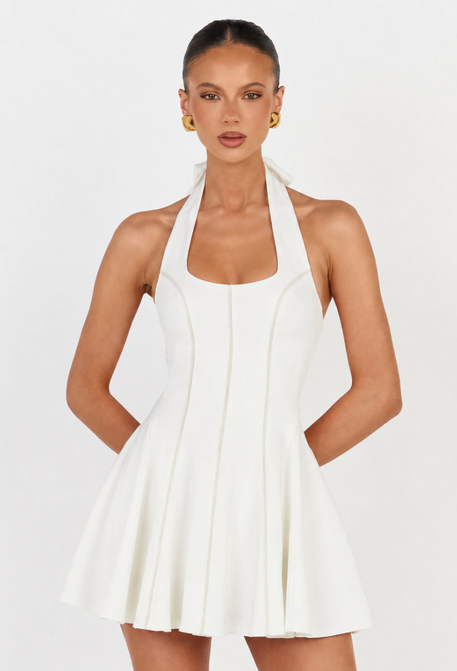 Loulette White Mini Dress