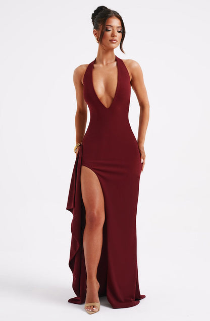 Luella Maxi Dress Burgundy