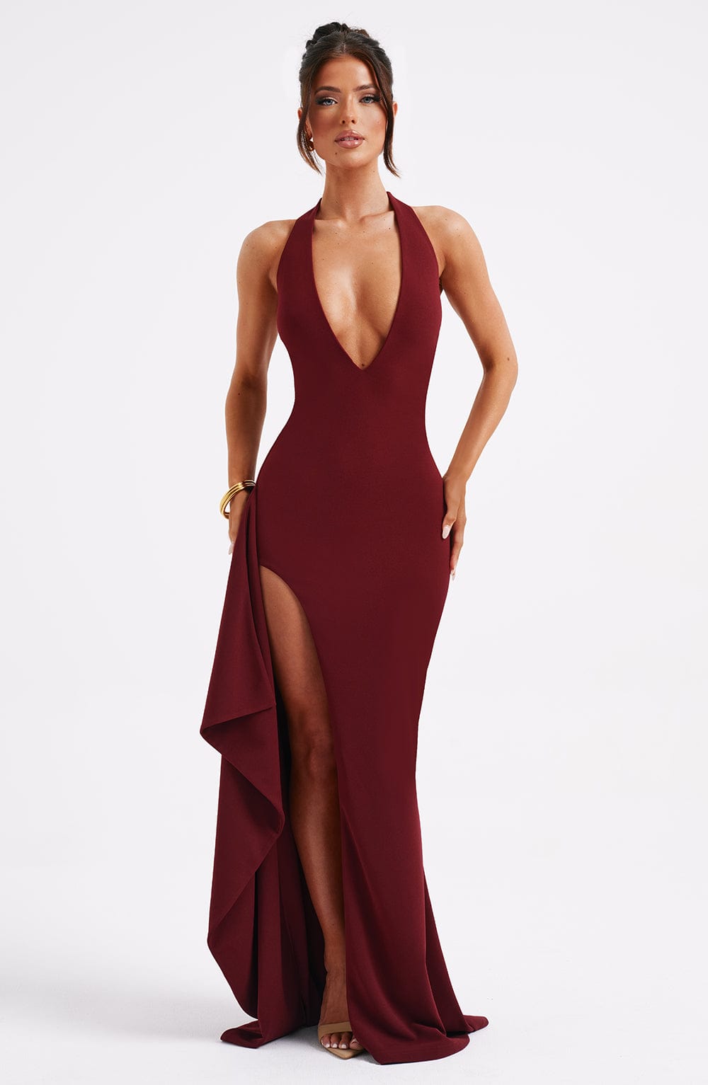Luella Maxi Dress Burgundy