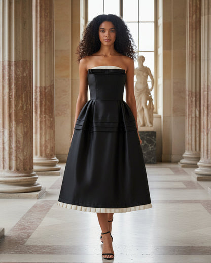Lydia Midi Dress Black