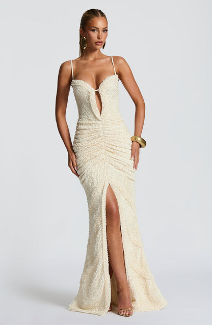 Lysandra Maxi Dress Ivory