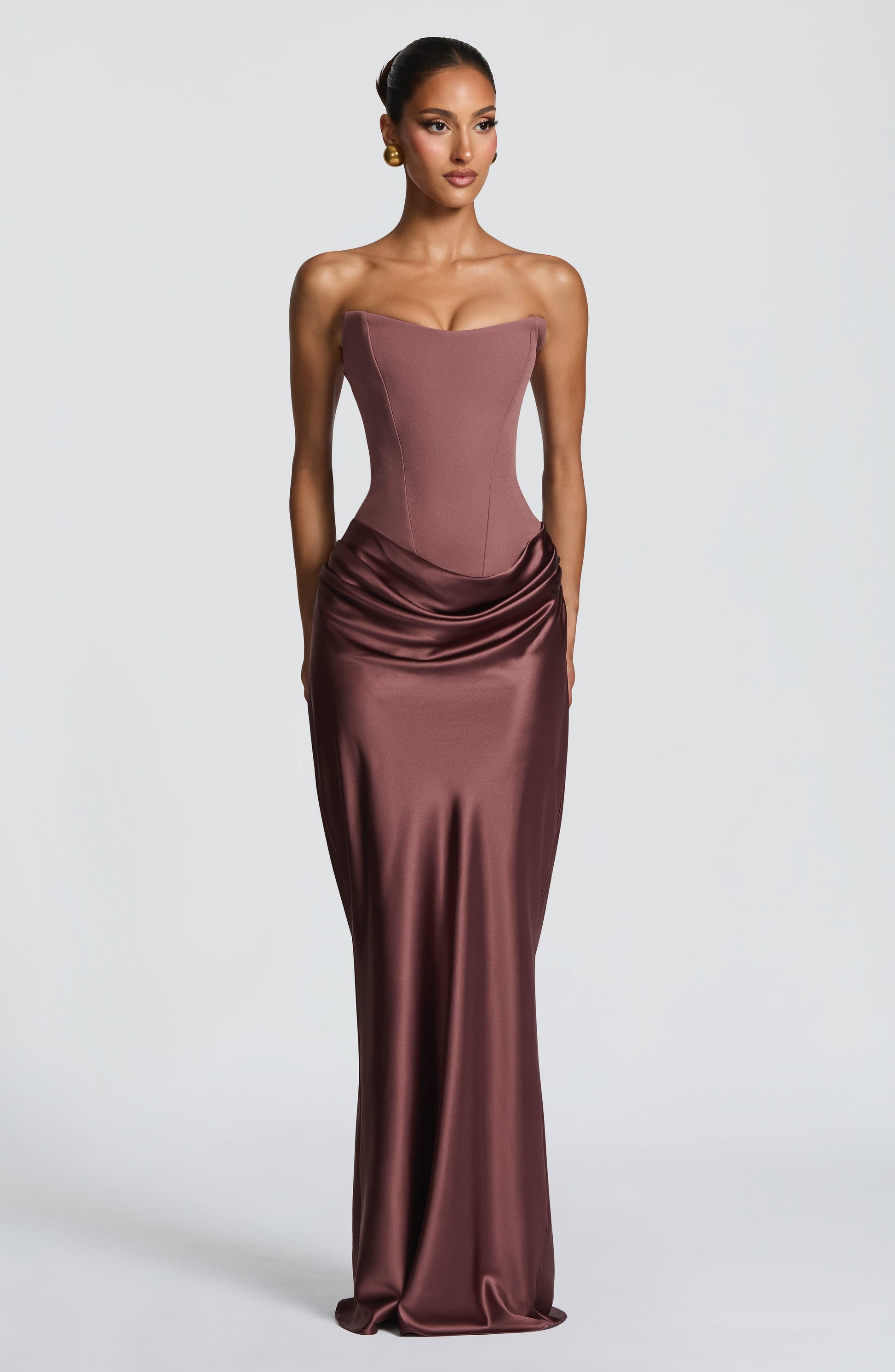 Maggie Maxi Dress Dusty Rose