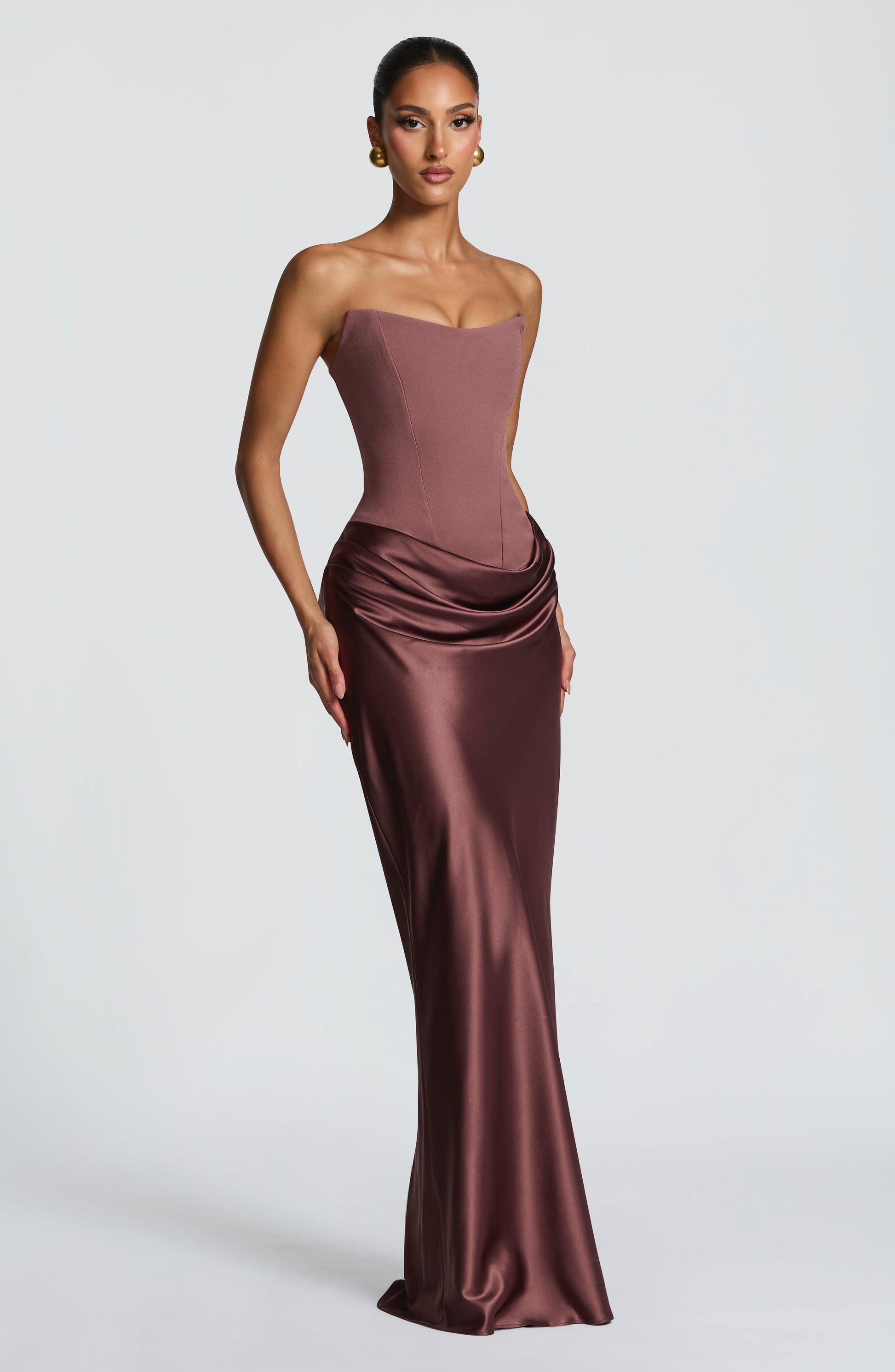 Maggie Maxi Dress Dusty Rose