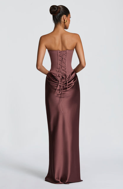 Maggie Maxi Dress Dusty Rose