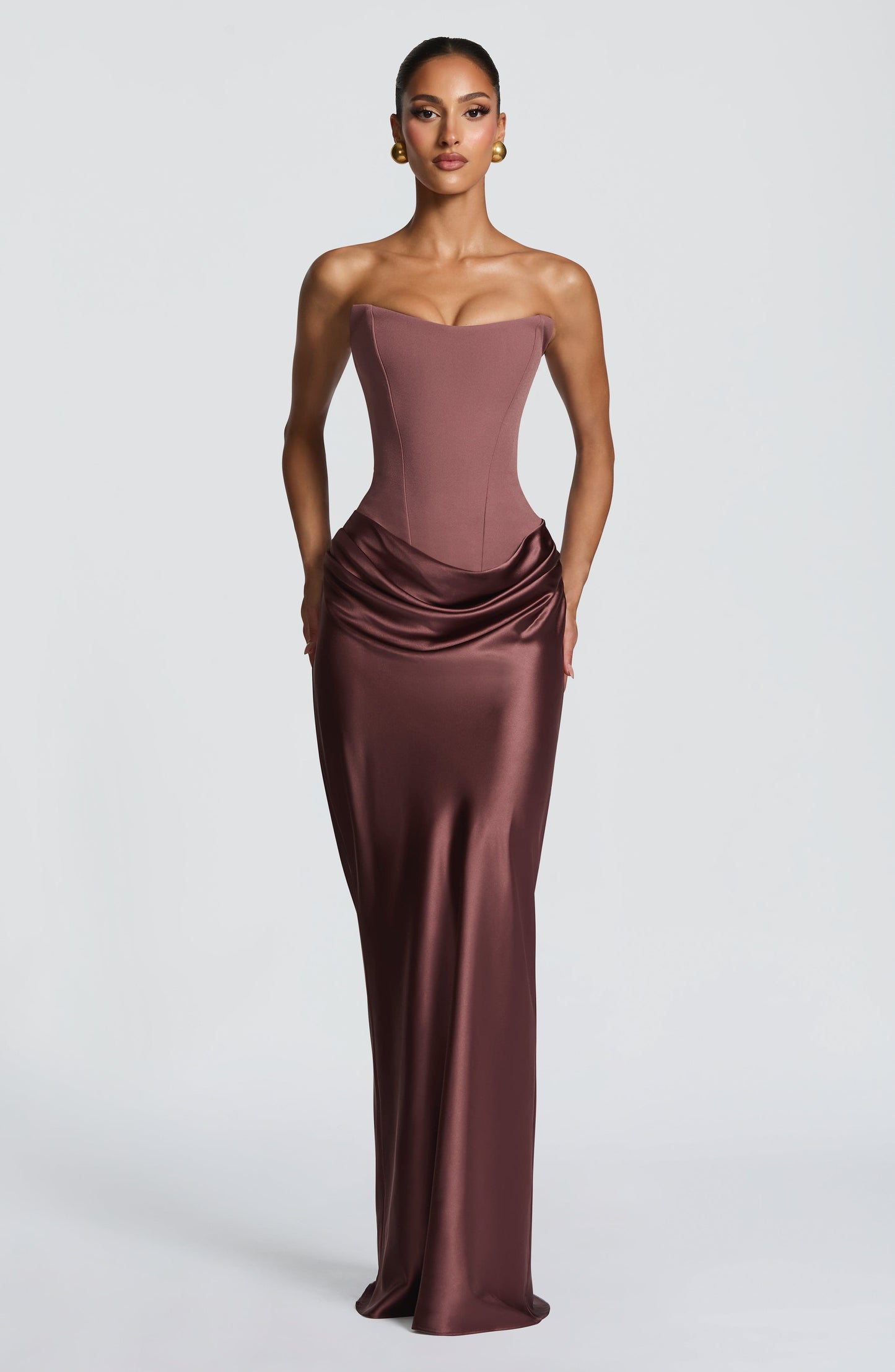 Maggie Maxi Dress Dusty Rose