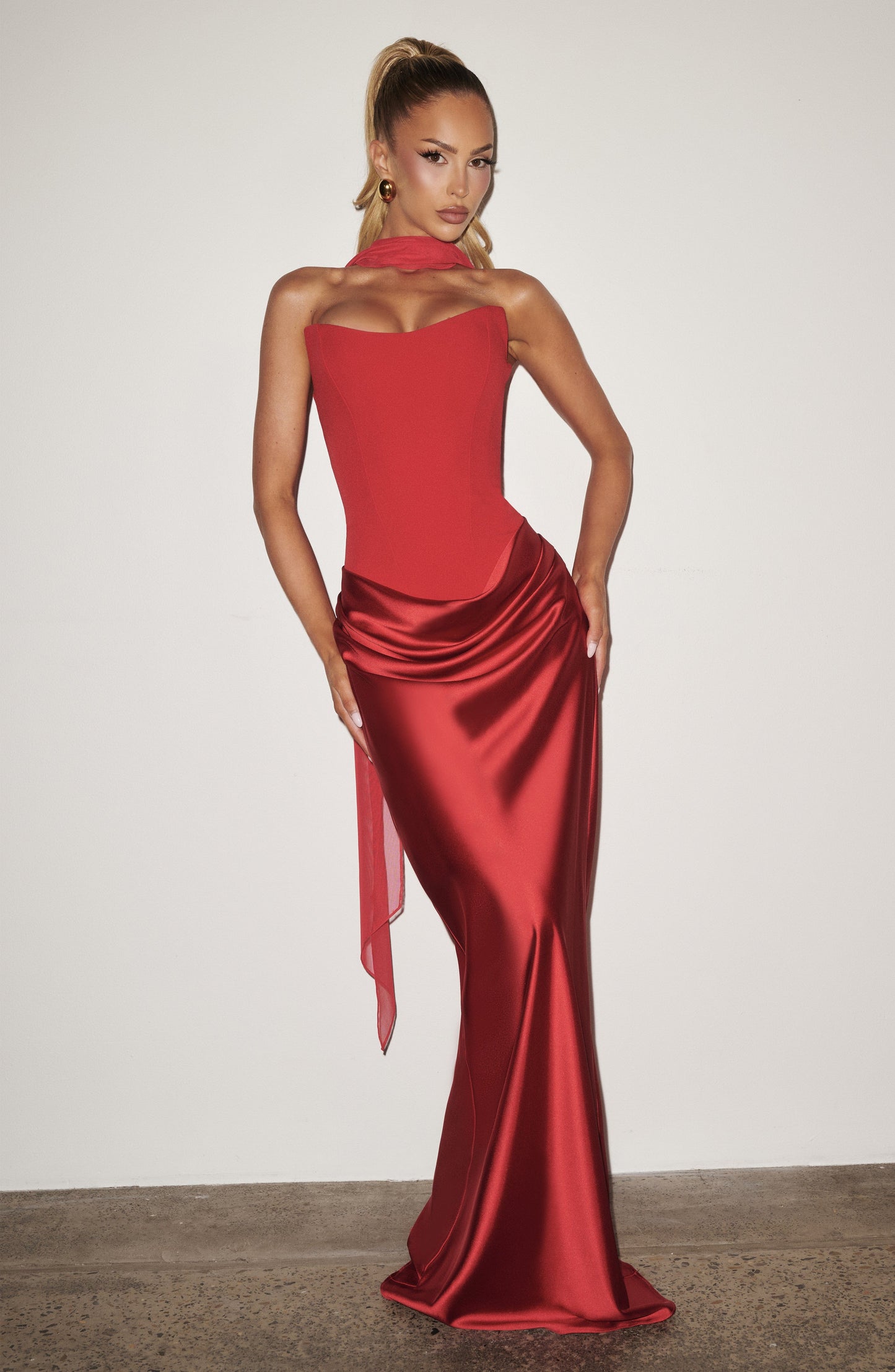 Maggie Maxi Dress Red