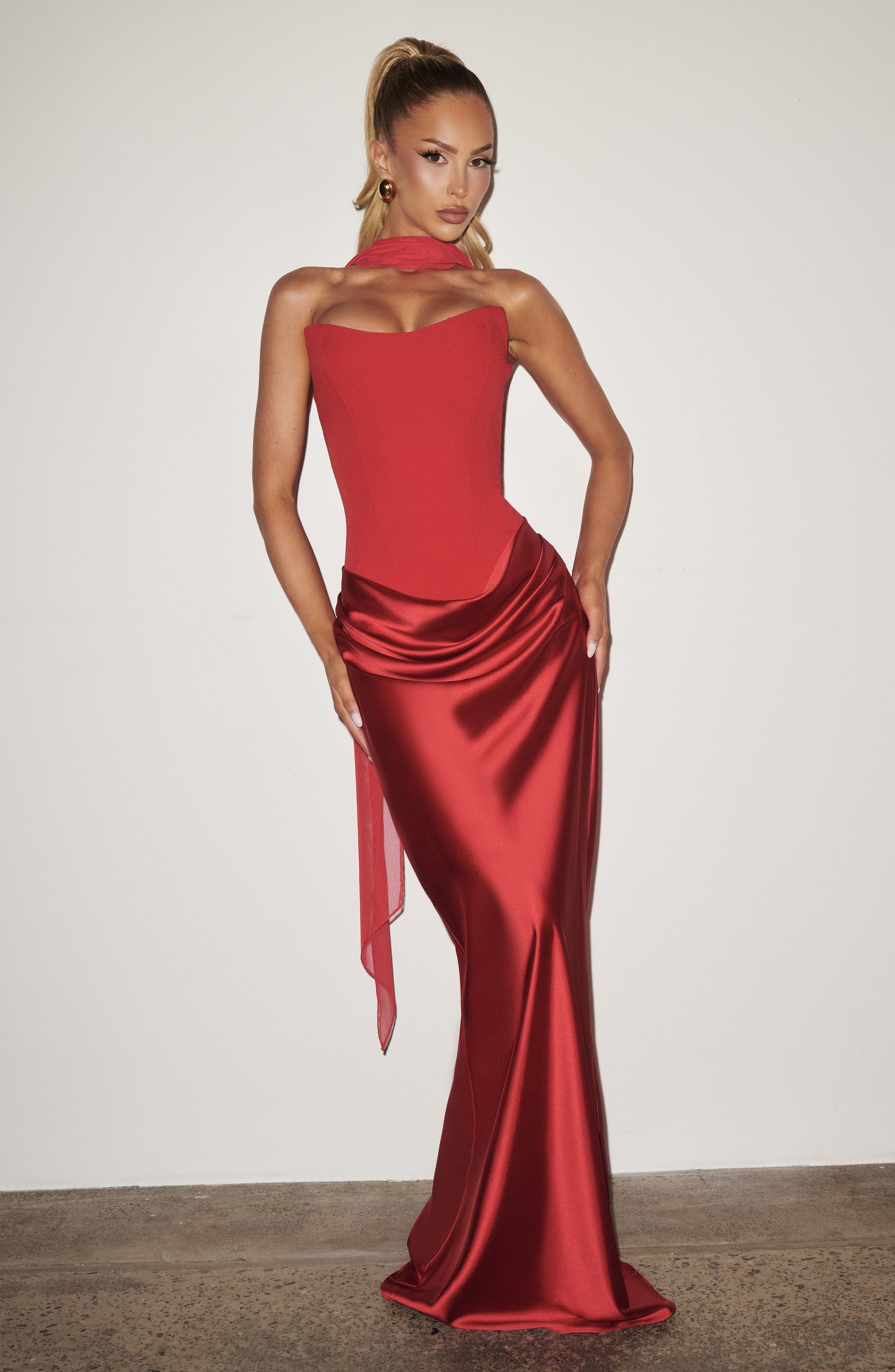 Maggie Maxi Dress Red