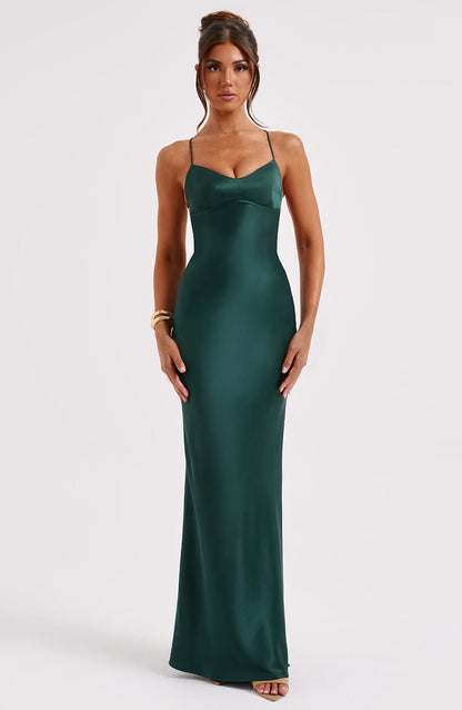 Malika Maxi Dress Emerald