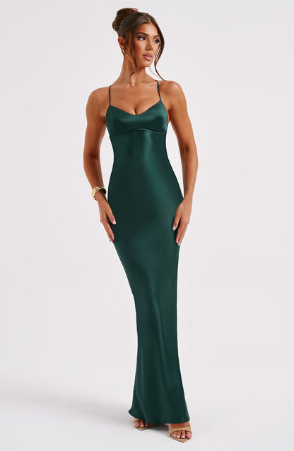 Malika Maxi Dress Emerald