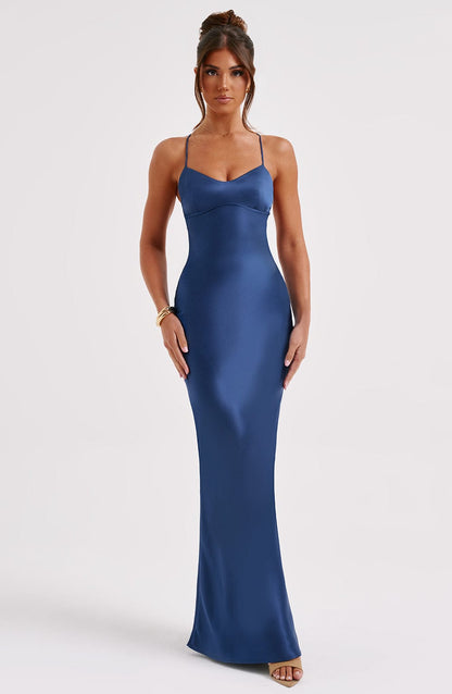 Malika Maxi Dress Navy