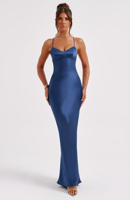 Malika Maxi Dress Navy