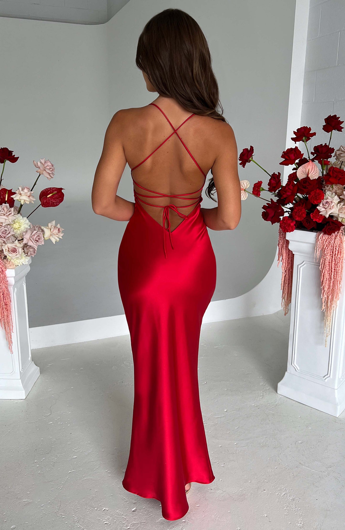 Malika Maxi Dress Red