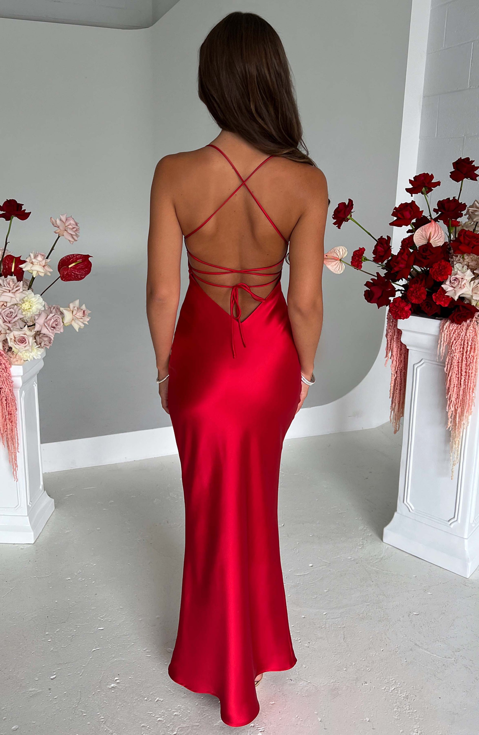 Malika Maxi Dress Red