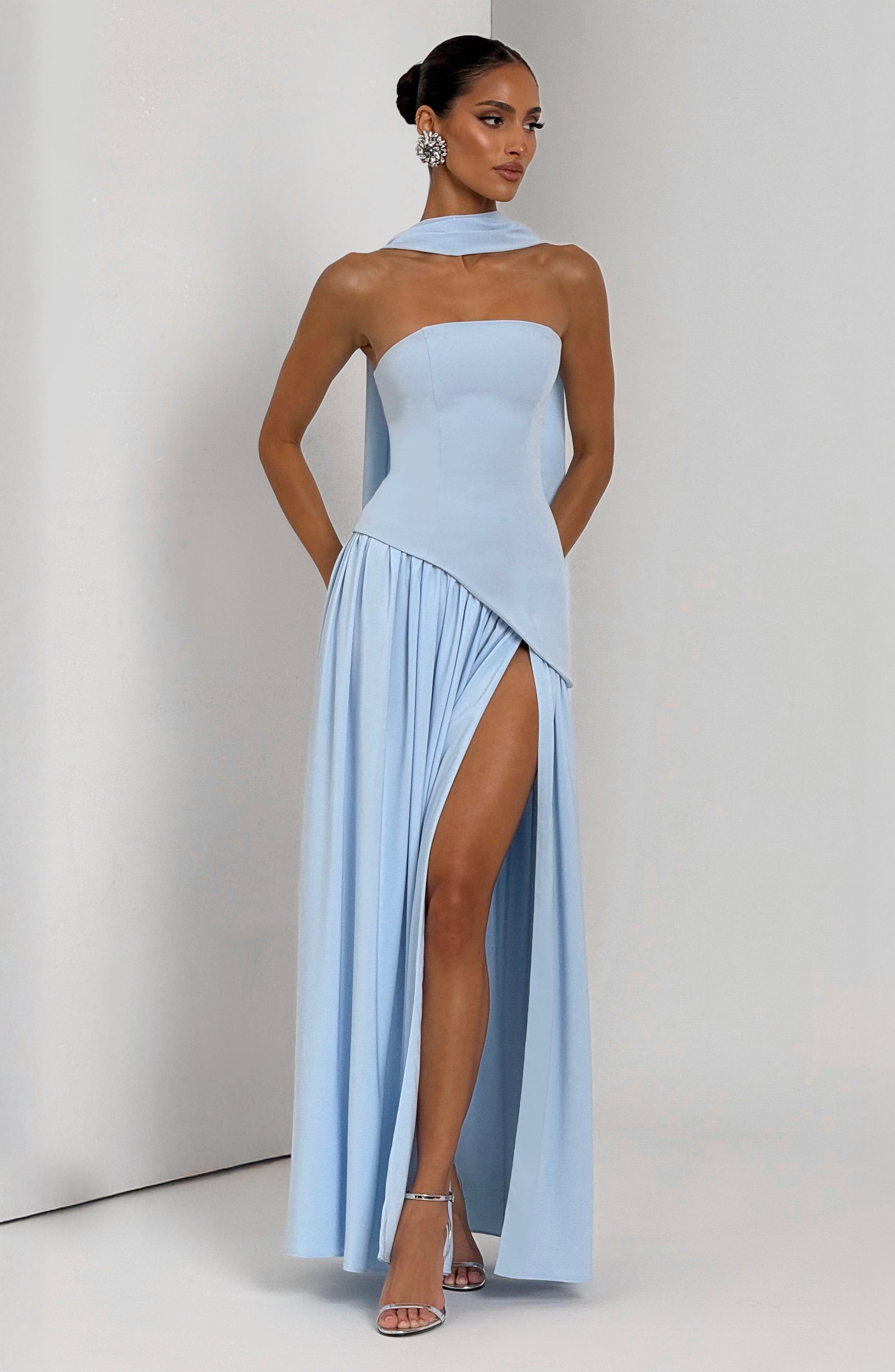 Maliyah Maxi Dress Baby Blue