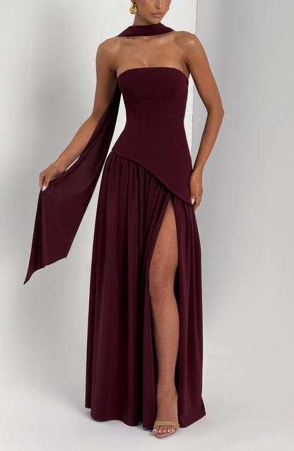 Maliyah Maxi Dress Cherry Lacquer