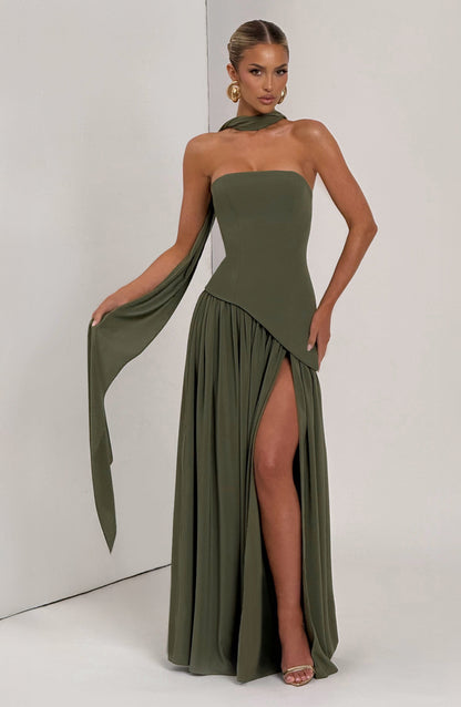 Maliyah Maxi Dress Khaki