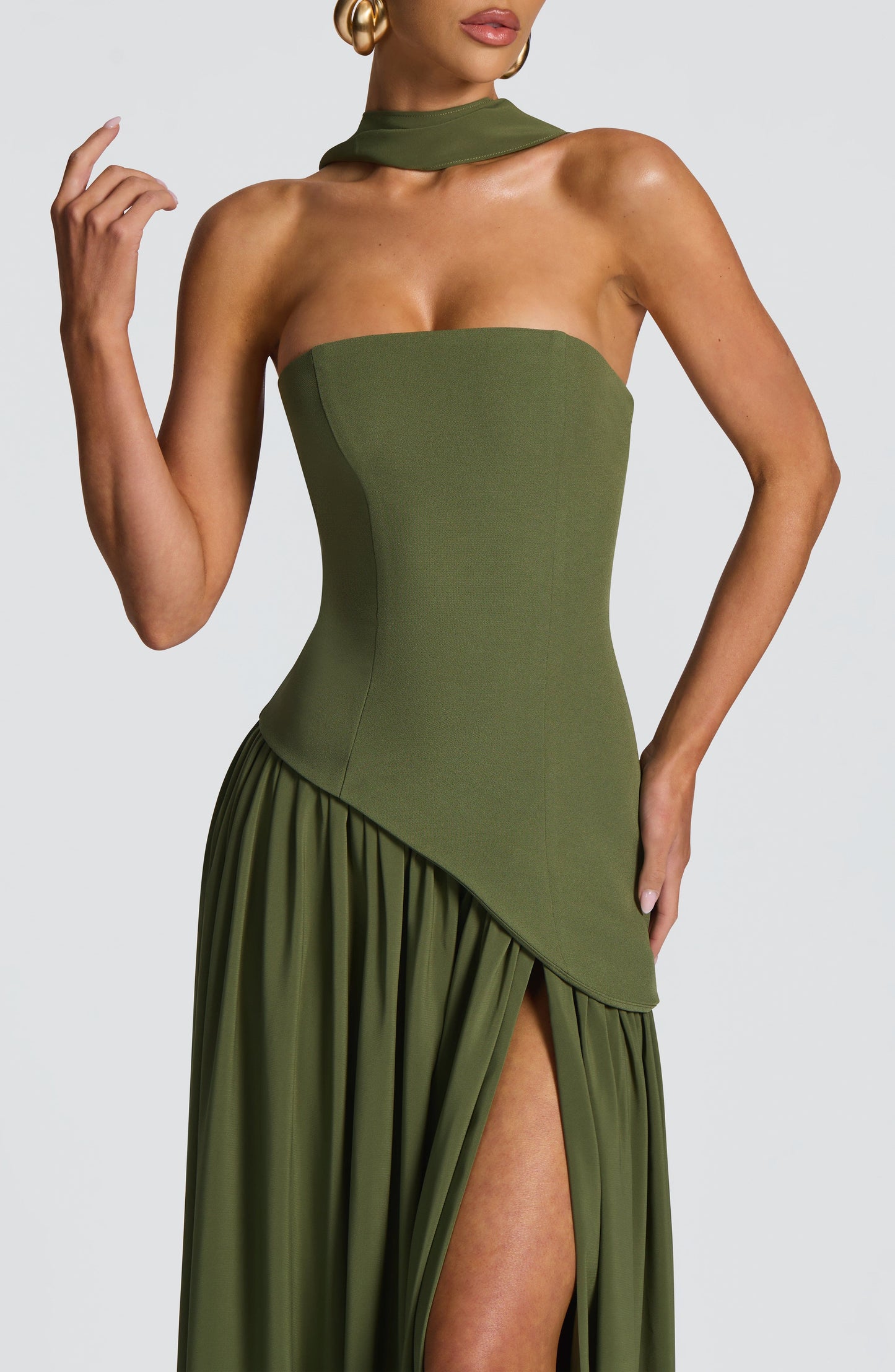 Maliyah Maxi Dress Khaki