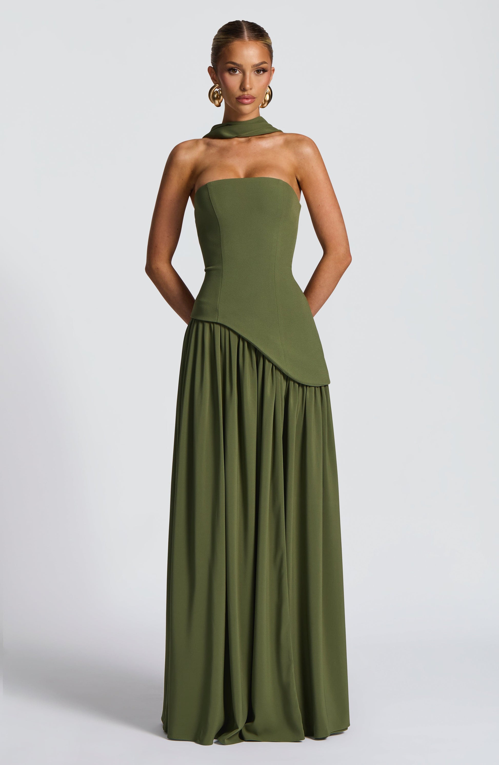 Maliyah Maxi Dress Khaki