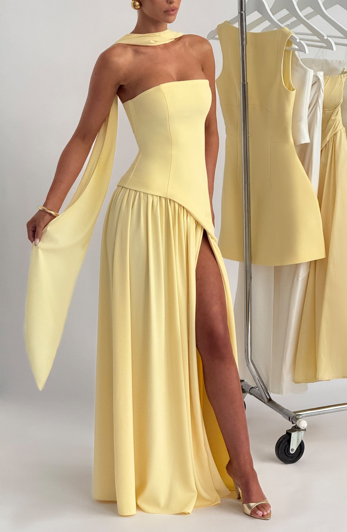 Maliyah Maxi Dress Lemon