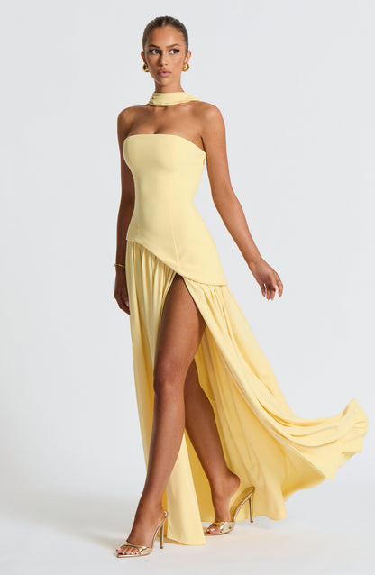 Maliyah Maxi Dress Lemon