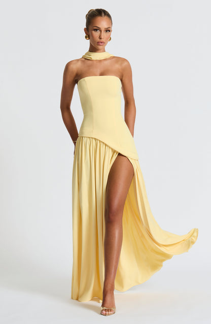 Maliyah Maxi Dress Lemon