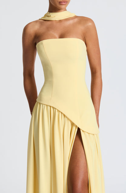 Maliyah Maxi Dress Lemon