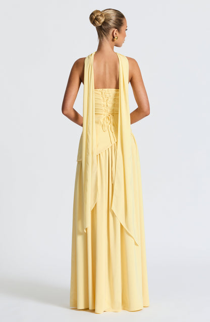 Maliyah Maxi Dress Lemon