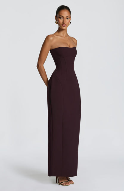 Manon Maxi Dress Plum