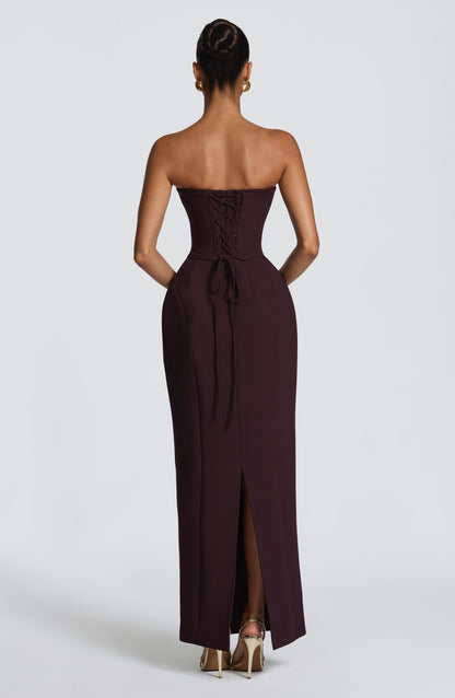 Manon Maxi Dress Plum